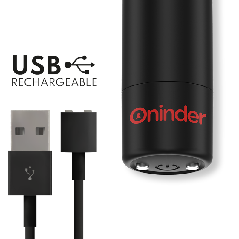 ONINDER - BERLIN VIBRATING BULLET BLACK - GRATIS APP