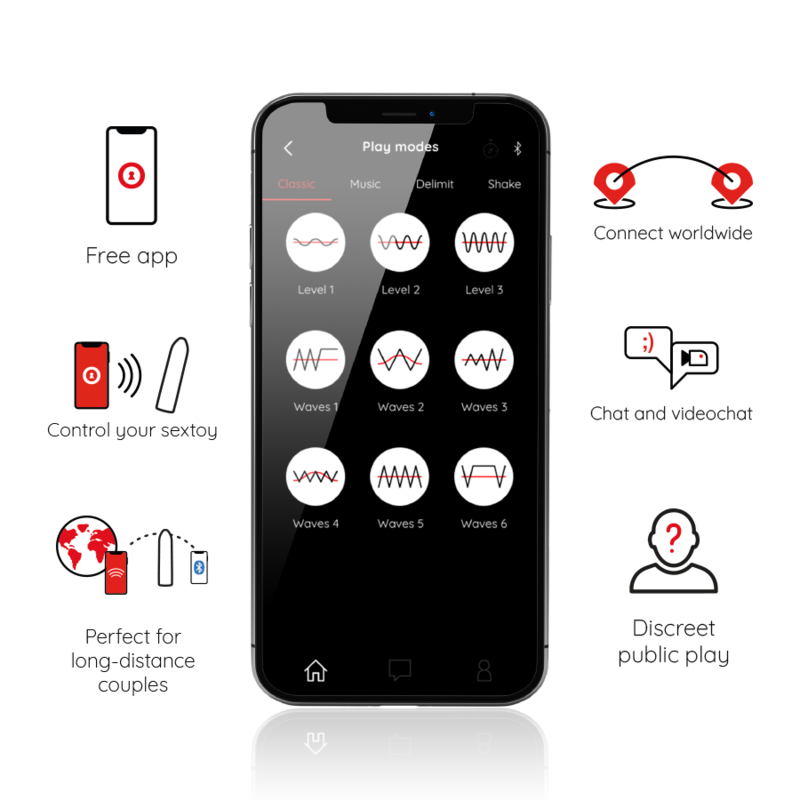 ONINDER - BERLIN VIBRATING BULLET BLACK - GRATIS APP