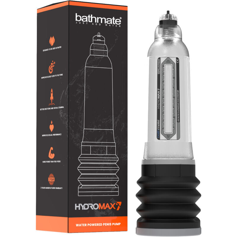 BATHMATE - HYDROMAX 7 TRANSPARANTE PENISVERGROTINGSPOMP
