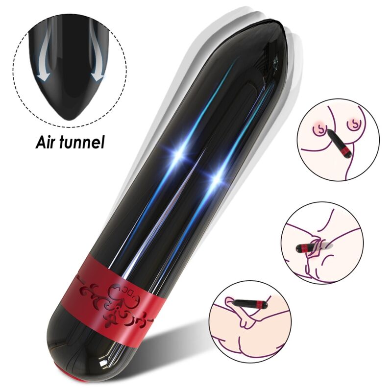 ARMONY - ROCKET BULLET TRILGEREEDSCHAP MET AFSTANDSBEDIENING, ZWART