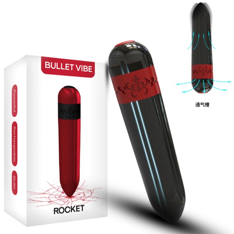 ARMONY - ROCKET BULLET TRILGEREEDSCHAP MET AFSTANDSBEDIENING, ZWART