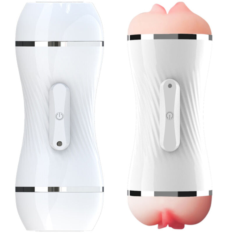 ARMONY - DUBBELE VIBRERENDE MASTURBATOR VAGINA &amp; MOND WIT