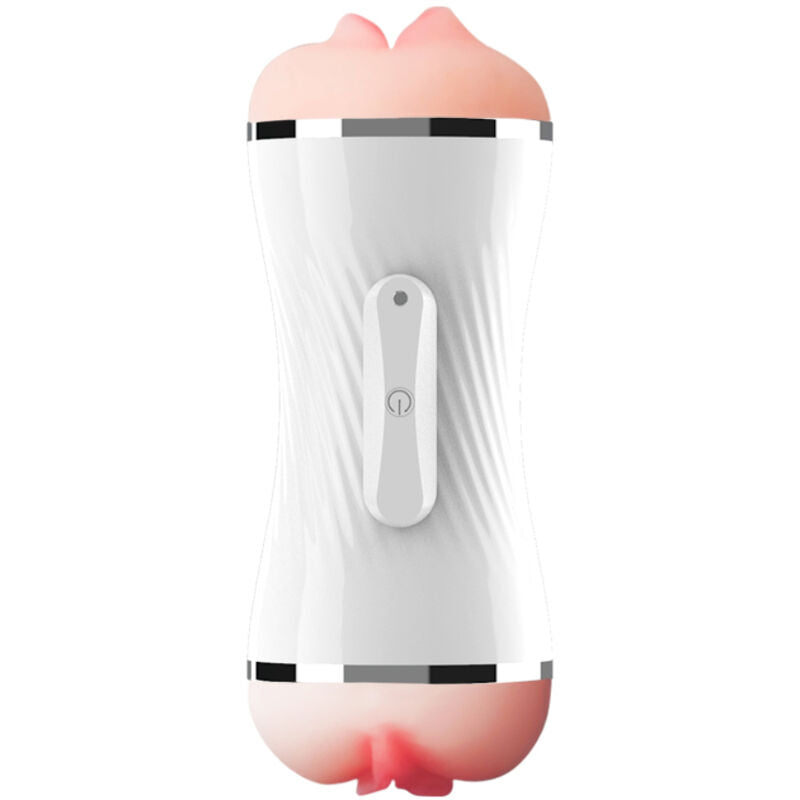 ARMONY - DUBBELE VIBRERENDE MASTURBATOR VAGINA &amp; MOND WIT