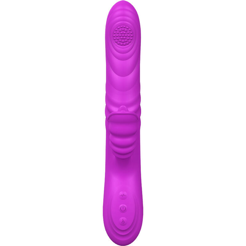 ARMONY - ANGELIA MULTIFUNCTIONELE VIBRATOR MET STIMULERENDE TONG EN VIOLET VERWARMEND EFFECT