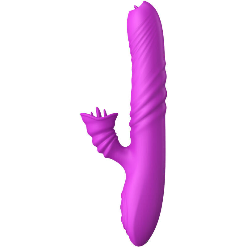 ARMONY - ANGELIA MULTIFUNCTIONELE VIBRATOR DUBBELE TONGVERWARMEND EFFECT VIOLET