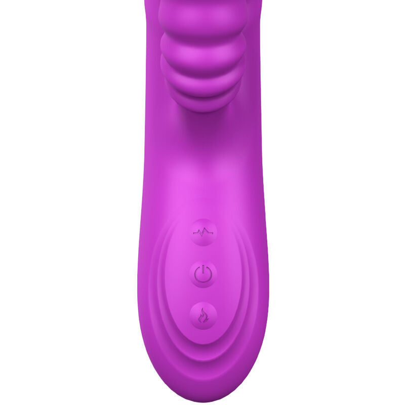 ARMONY - ANGELIA MULTIFUNCTIONELE VIBRATOR DUBBELE TONGVERWARMEND EFFECT VIOLET