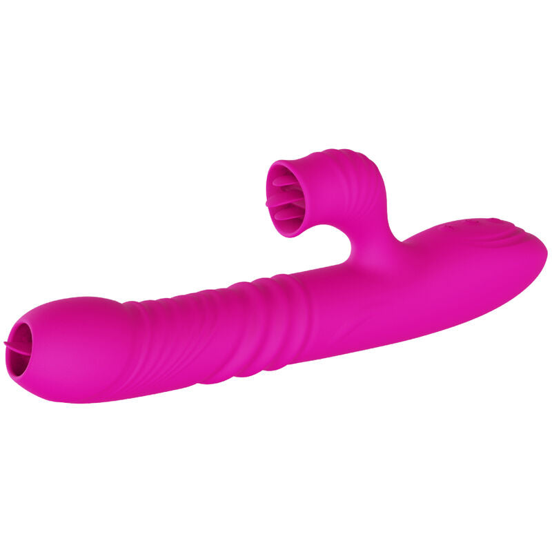 ARMONY - FANNY MULTIFUNCTIONELE VIBRATOR DUBBELE TONG WARMTE-EFFECT FUCHSIA