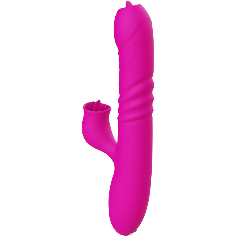 ARMONY - FANNY MULTIFUNCTIONELE VIBRATOR DUBBELE TONG WARMTE-EFFECT FUCHSIA