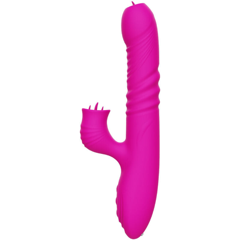 ARMONY - FANNY MULTIFUNCTIONELE VIBRATOR DUBBELE TONG WARMTE-EFFECT FUCHSIA
