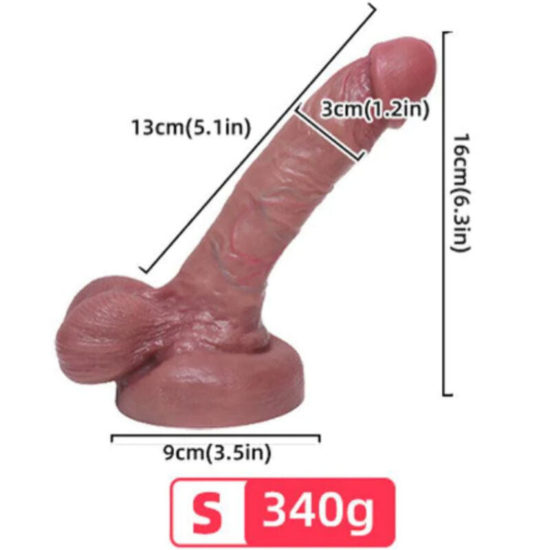 ARMONY - REALISTISCHE VLOEIBARE SILICONEN DILDO 13 CM