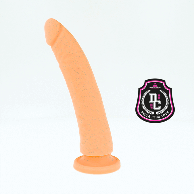 DELTA CLUB - REALISTISCHE NATUURLIJKE MEDISCHE SILICONEN DILDO 20 CM -OF- 4 CM