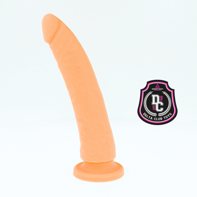 DELTA CLUB - REALISTISCHE NATUURLIJKE MEDISCHE SILICONEN DILDO 23 CM -O- 4.5 CM