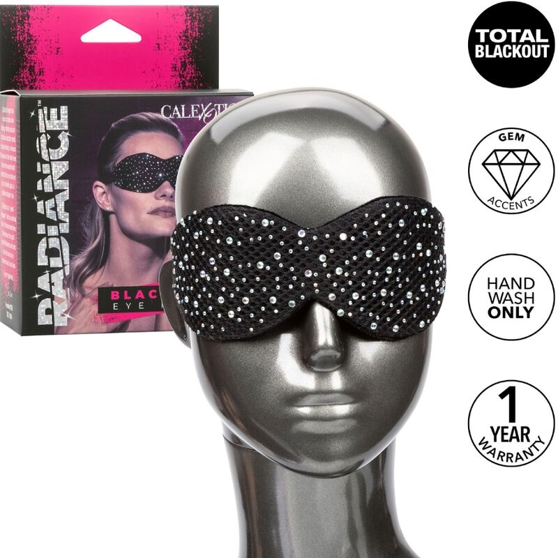 CALEXOTICS - RADIANCE OOGMASKER MET ONDOORZICHTIGE STRASS