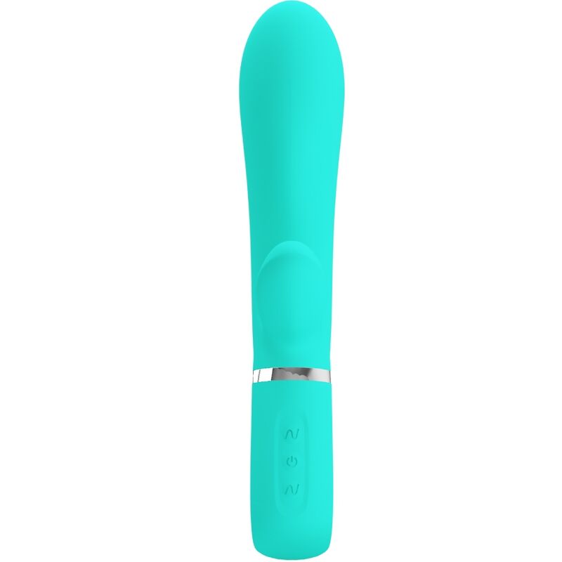 PRETTY LOVE - THOMAS MULTIFUNCTIONELE G-SPOT VIBRATOR AQUA GREEN