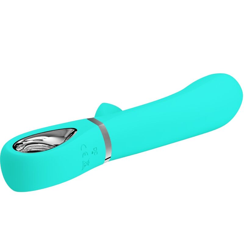 PRETTY LOVE - THOMAS MULTIFUNCTIONELE G-SPOT VIBRATOR AQUA GREEN