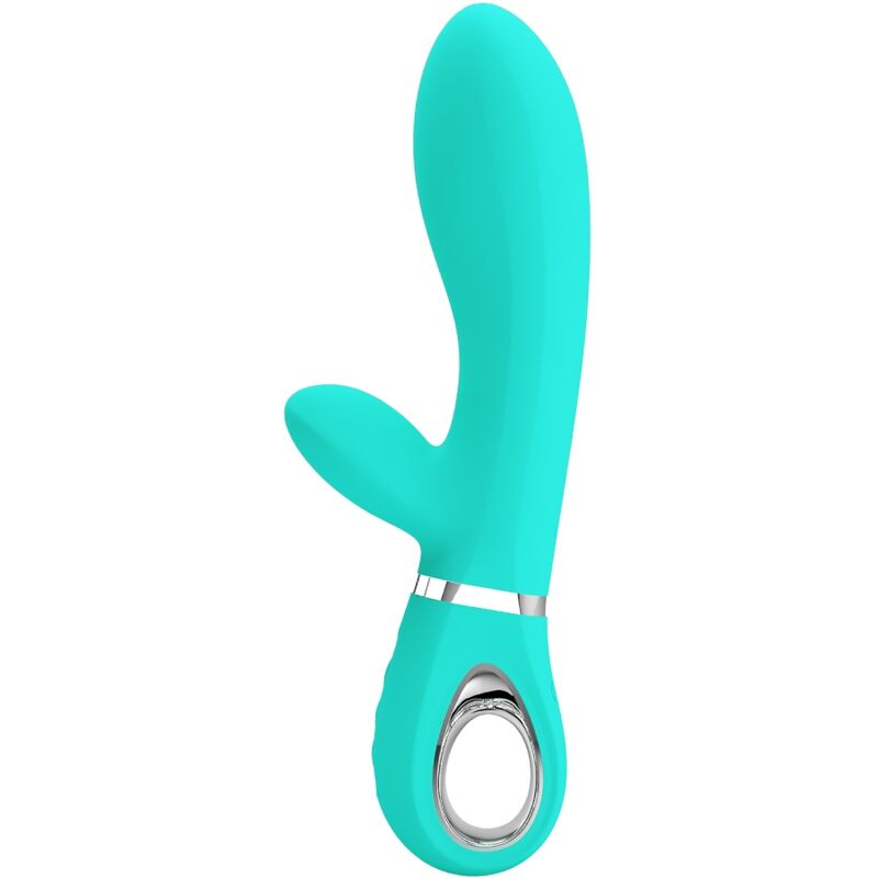 PRETTY LOVE - THOMAS MULTIFUNCTIONELE G-SPOT VIBRATOR AQUA GREEN