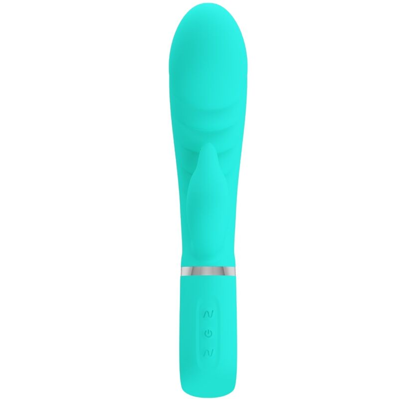 PRETTY LOVE - PRESCOTT MULTIFUNCTIONELE G-SPOT VIBRATOR AQUA GREEN