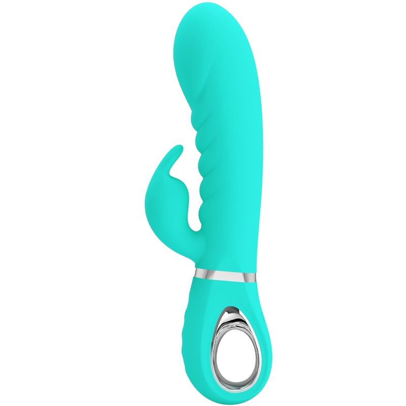 PRETTY LOVE - PRESCOTT MULTIFUNCTIONELE G-SPOT VIBRATOR AQUA GREEN