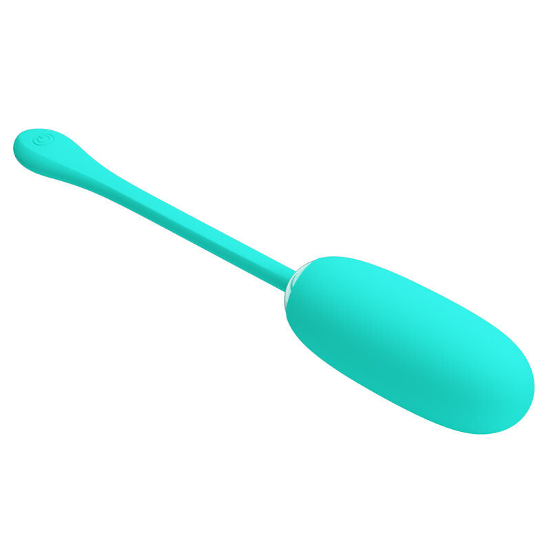 PRETTY LOVE - JULIUS WATERDICHT &amp; OPLAADBAAR VIBREREND EI AQUA GREEN