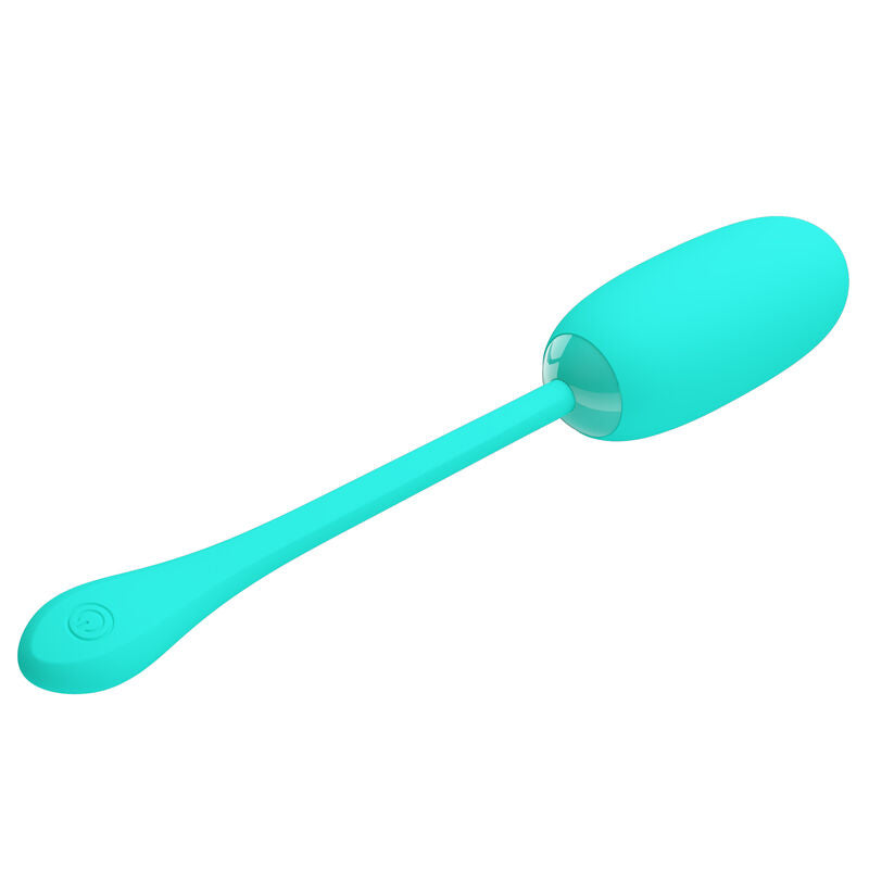 PRETTY LOVE - JULIUS WATERDICHT &amp; OPLAADBAAR VIBREREND EI AQUA GREEN