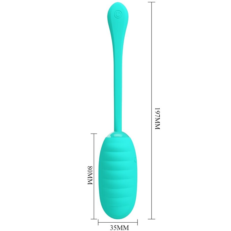 PRETTY LOVE - KIRK OPLAADBAAR VIBREREND EI AQUA GROEN