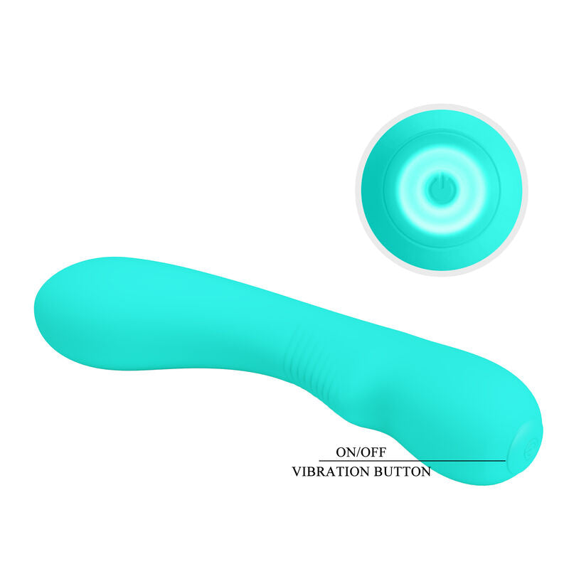 PRETTY LOVE - PRESCOTT OPLAADBARE VIBRATOR AQUA GREEN