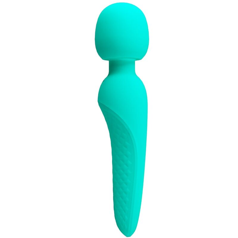 PRETTY LOVE - MEREDITH MASSAGER 12 VIBRATIESTANDEN AQUA GREEN