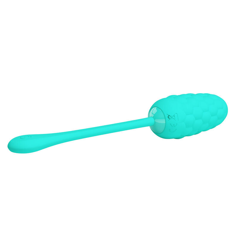 PRETTY LOVE - OPLAADBAAR MARINE GETEXTUREERD VIBREREND EI, AQUA GROEN