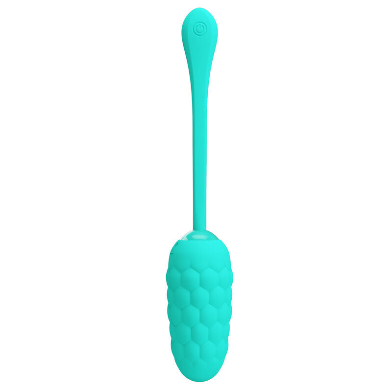PRETTY LOVE - OPLAADBAAR MARINE GETEXTUREERD VIBREREND EI, AQUA GROEN