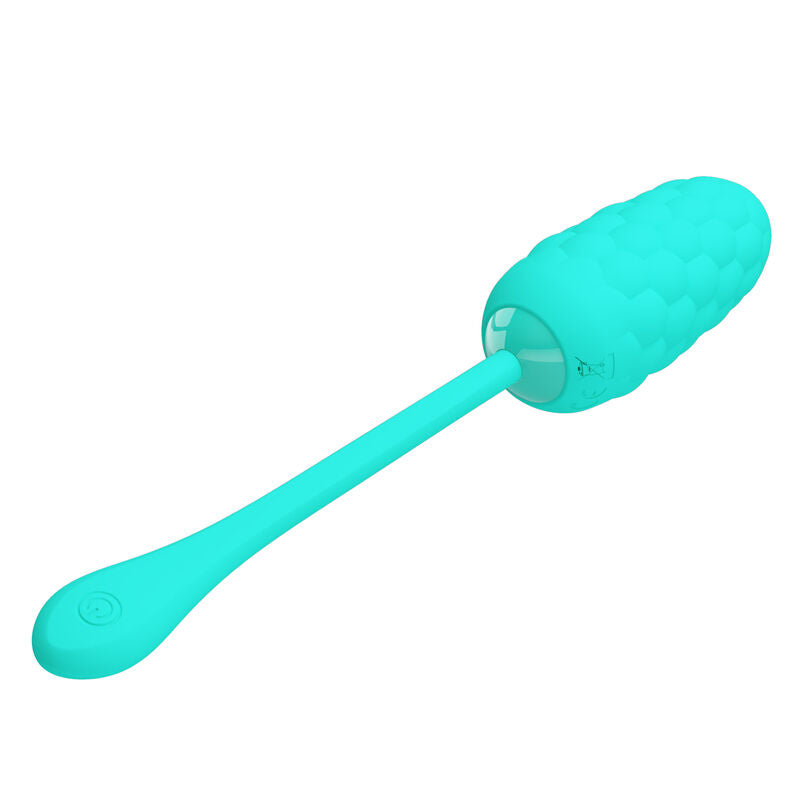 PRETTY LOVE - OPLAADBAAR MARINE GETEXTUREERD VIBREREND EI, AQUA GROEN