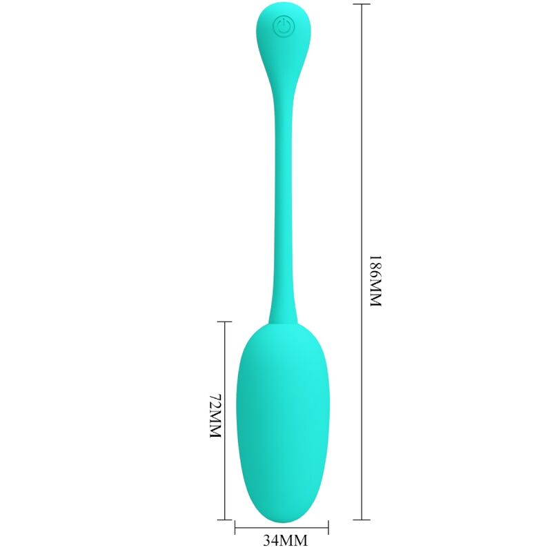 PRETTY LOVE - KNUCKER OPLAADBAAR VIBREREND EI AQUA GROEN