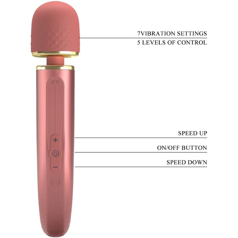 PRETTY LOVE - ROZE VIBRATIEMASSAGEAPPARAAT MET 7 MODI