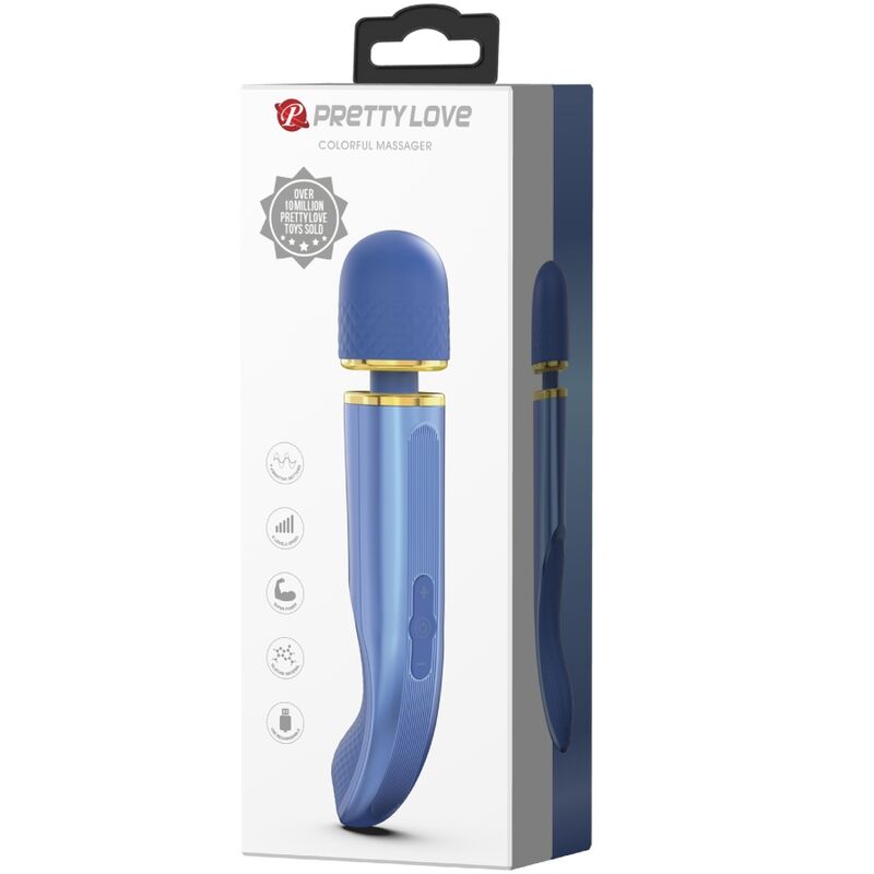 PRETTY LOVE - 7-MODI VIBRATIE MASSAGER BLAUW