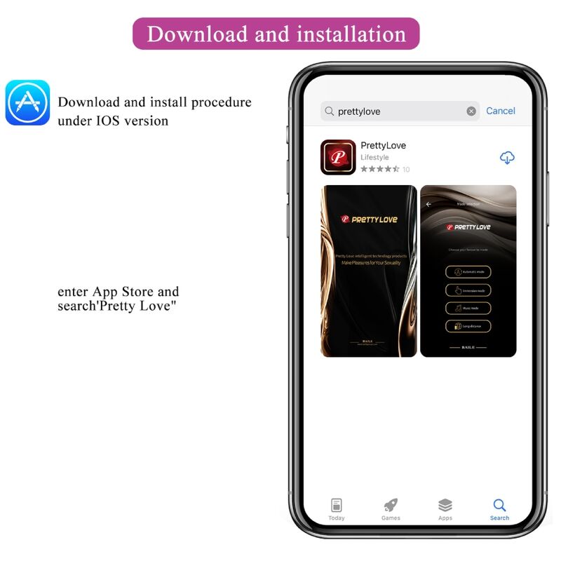 PRETTY LOVE - ELVIRA KEGEL BALLEN APP AFSTANDSBEDIENING PAARS