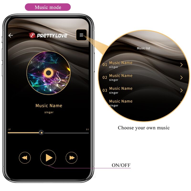 PRETTY LOVE - ELVIRA KEGEL BALLEN APP AFSTANDSBEDIENING PAARS