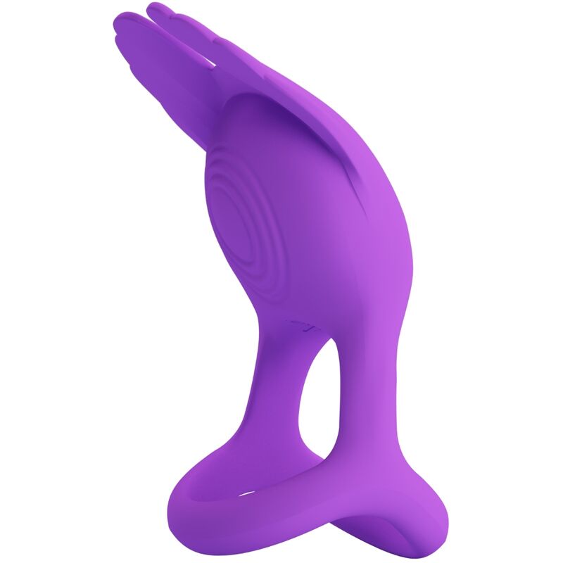 PRETTY LOVE - SILAS VIBRATIERING 7 VIBRATIES SILICONEN LILAC