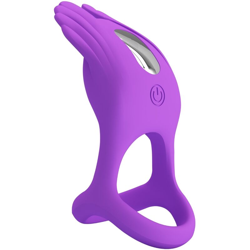 PRETTY LOVE - SILAS VIBRATIERING 7 VIBRATIES SILICONEN LILAC