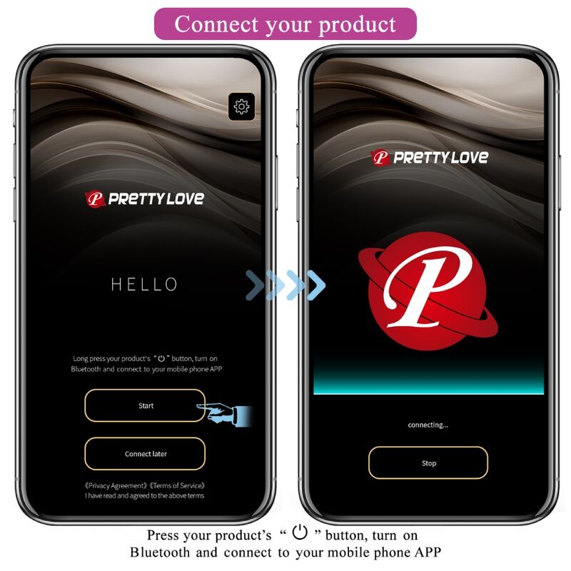 PRETTY LOVE - DOREEN OPLAADBAAR VIBREREND EI LILA