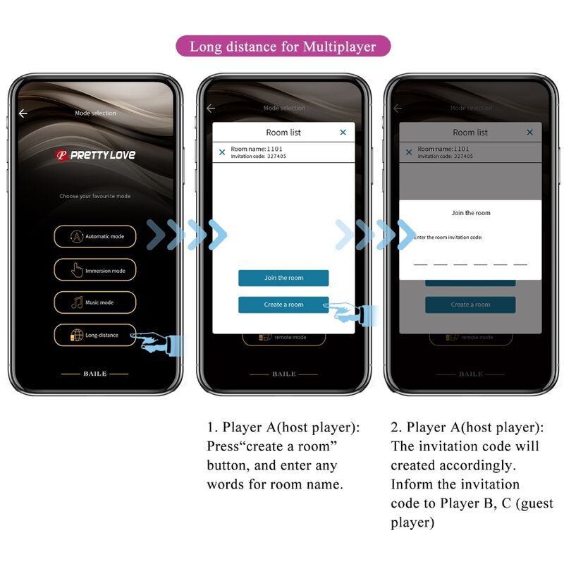 PRETTY LOVE - AUGUST DOUBLE PLEASURE VIBRATOR APP AFSTANDSBEDIENING