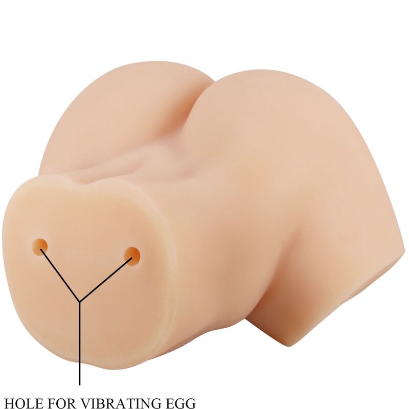 CRAZY BULL - REALISTISCHE VAGINA EN ANUS VIBRATOR HAILEY
