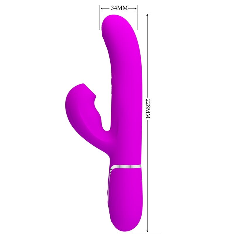 PRETTY LOVE - PERLITA 3-IN-1 MULTIFUNCTIONELE G-SPOT VIBRATOR VIOLET