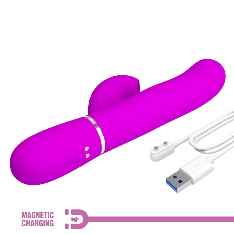 PRETTY LOVE - PERLITA 3-IN-1 MULTIFUNCTIONELE G-SPOT VIBRATOR VIOLET