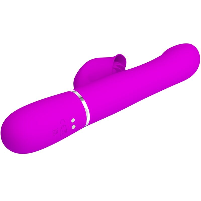 PRETTY LOVE - KONIJNENVIBRATOR MET VIOLETTE PARELS