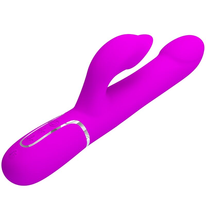 PRETTY LOVE - KONIJNENVIBRATOR MET VIOLETTE PARELS