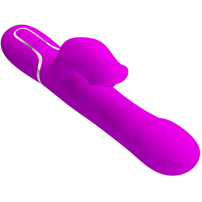 PRETTY LOVE - KONIJNENVIBRATOR MET VIOLETTE PARELS