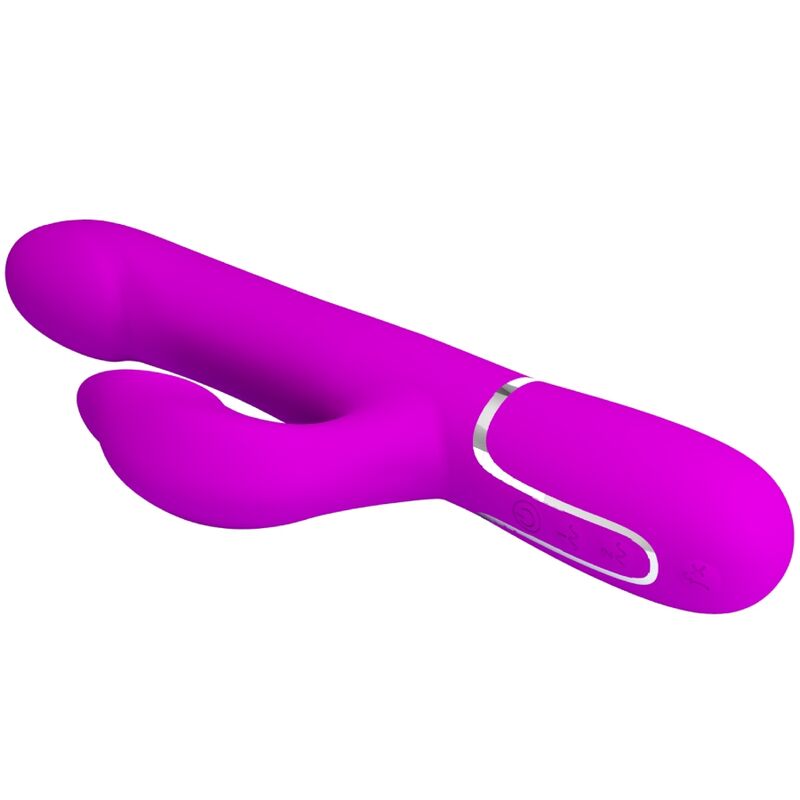 PRETTY LOVE - KONIJNENVIBRATOR MET VIOLETTE PARELS