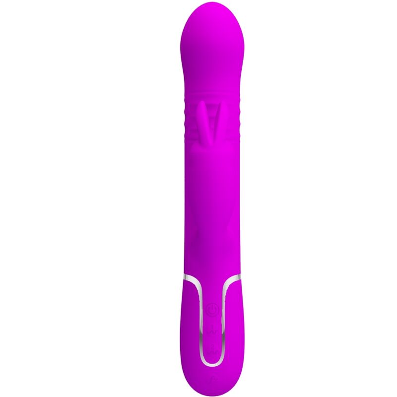 PRETTY LOVE - COALE KONIJN VIBRATOR MET PAARSE PARELS