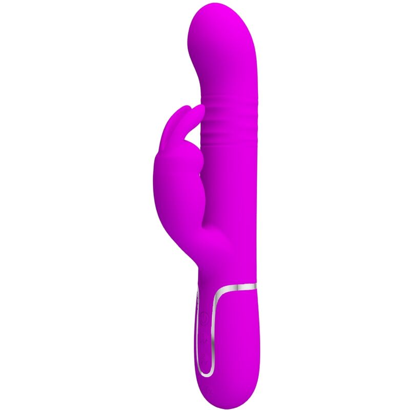 PRETTY LOVE - COALE KONIJN VIBRATOR MET PAARSE PARELS