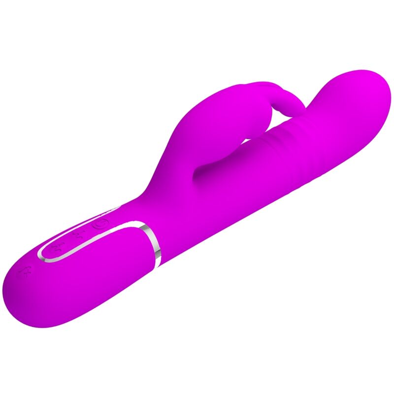 PRETTY LOVE - COALE KONIJN VIBRATOR MET PAARSE PARELS