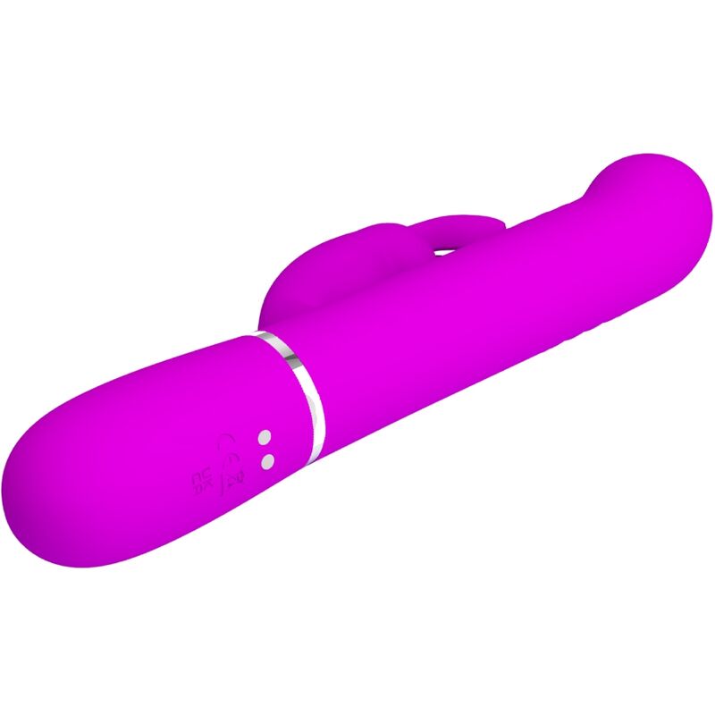PRETTY LOVE - COALE KONIJN VIBRATOR MET PAARSE PARELS